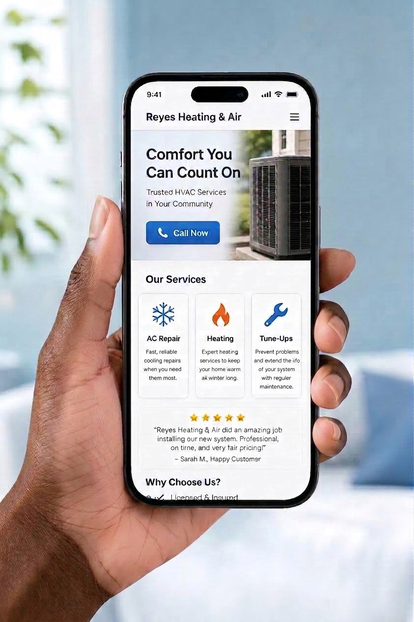 Boost Studio trade website on mobile
